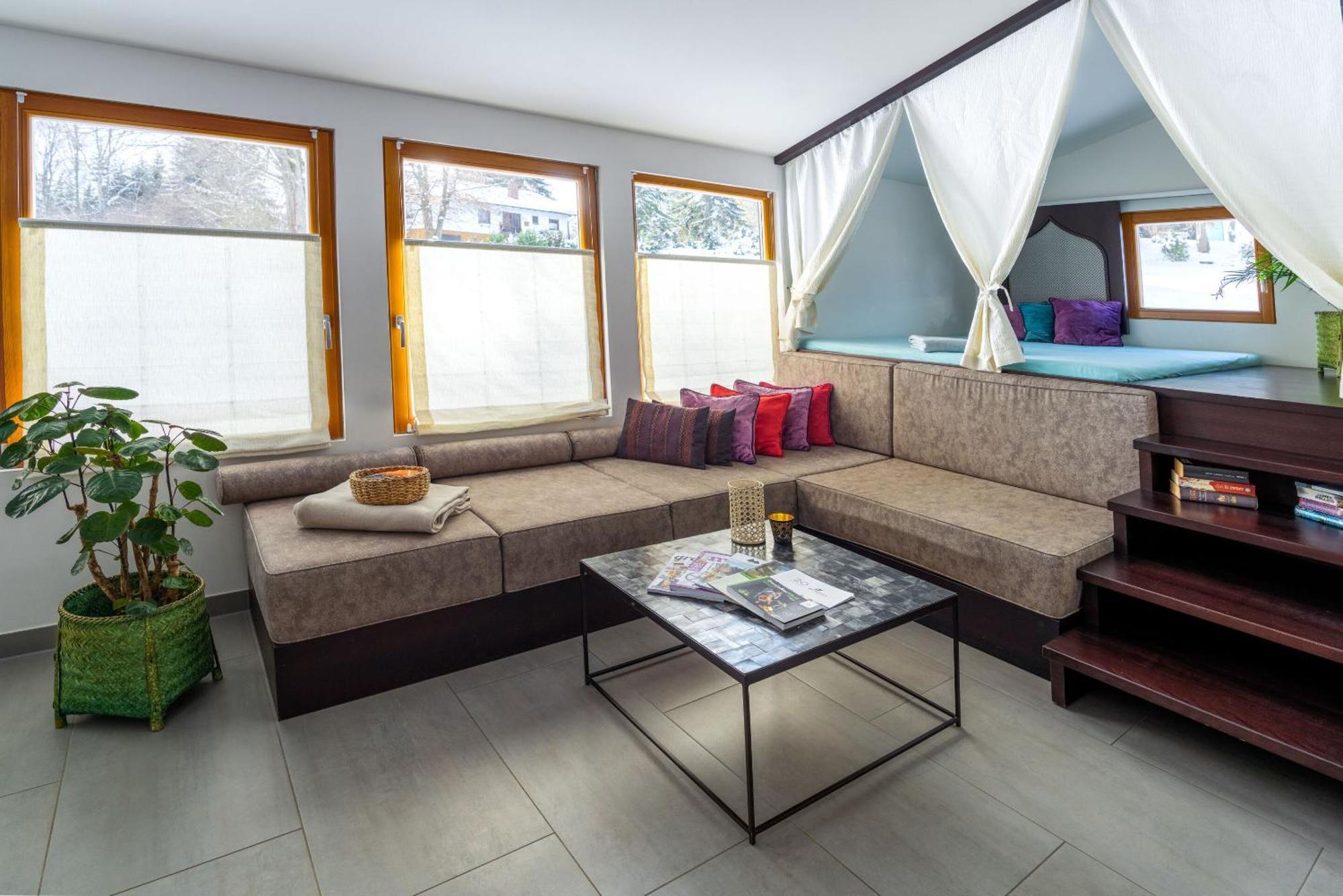 Naturchalets 7 Sentidos ビショフスマイス エクステリア 写真